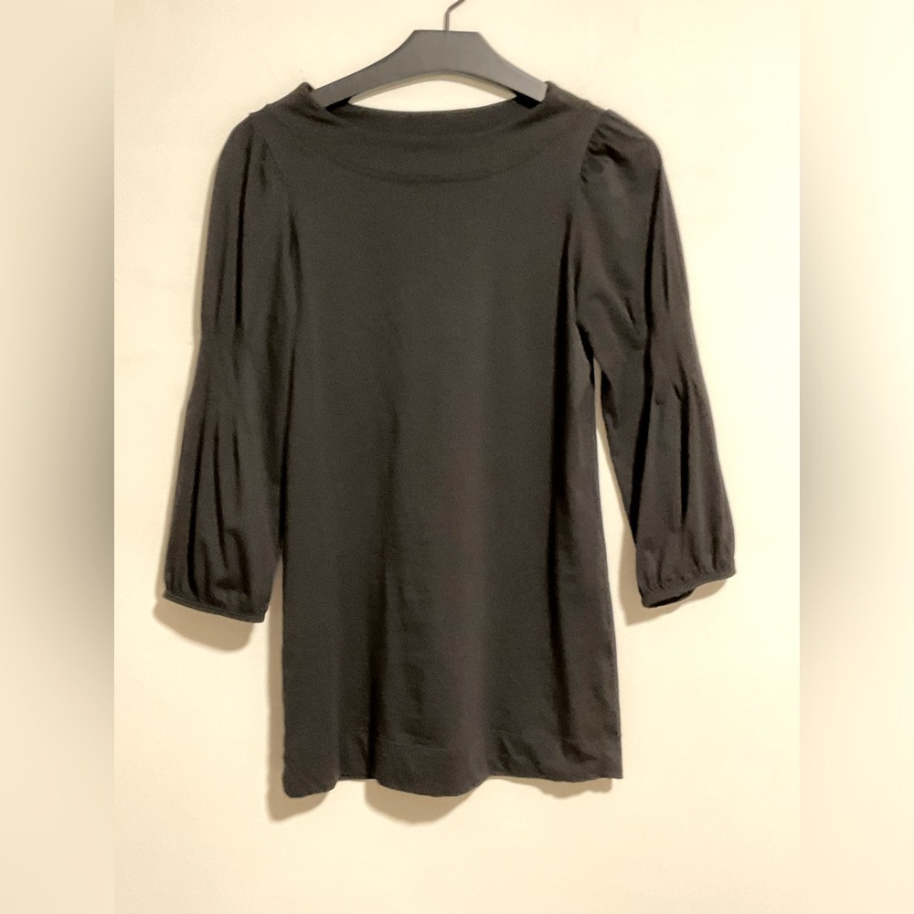 Theory 3/4 puff sleeve blouse size S